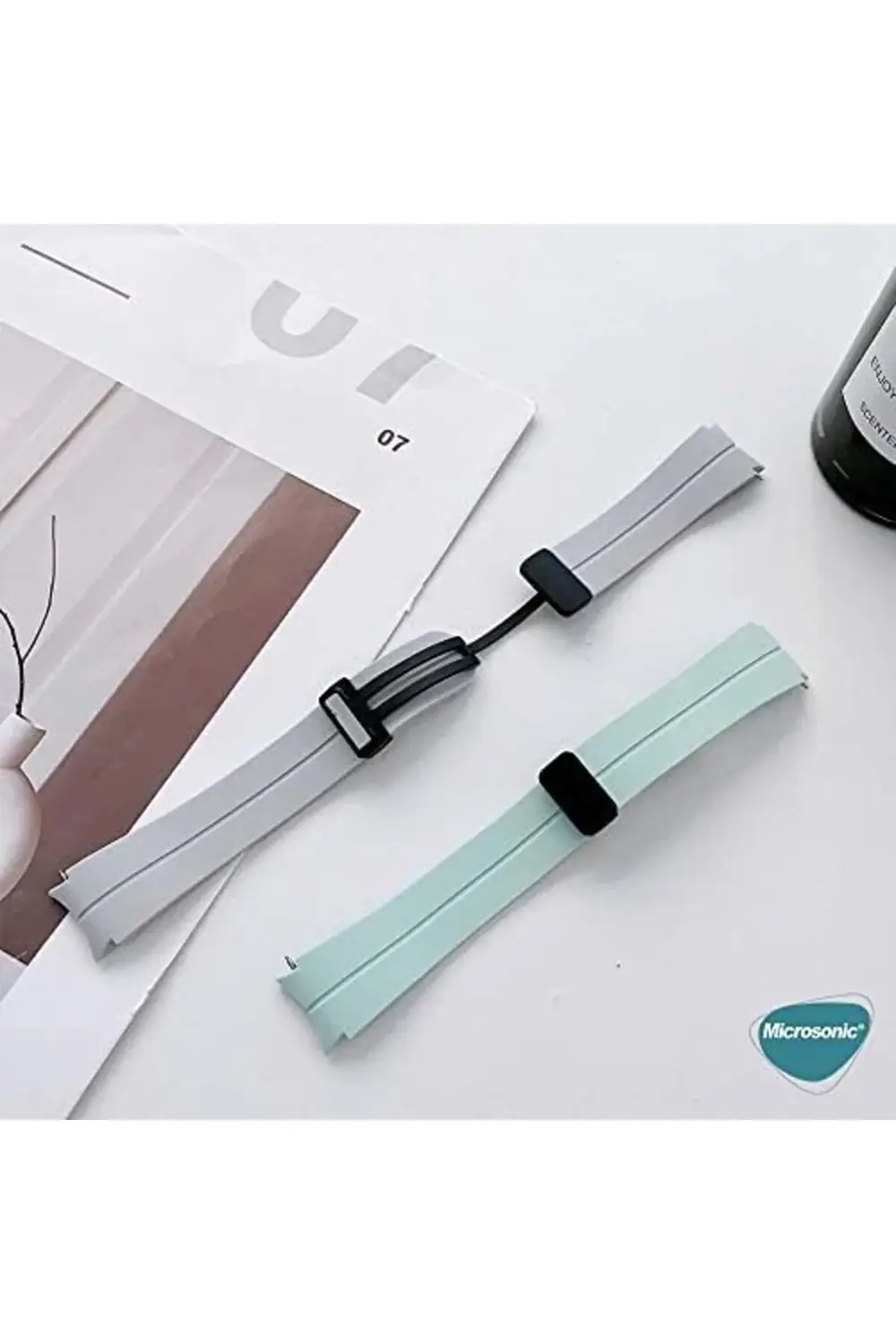 ynsShoping 6 44mm için Kordon Ribbon Beyaz NewTrrending 1178227