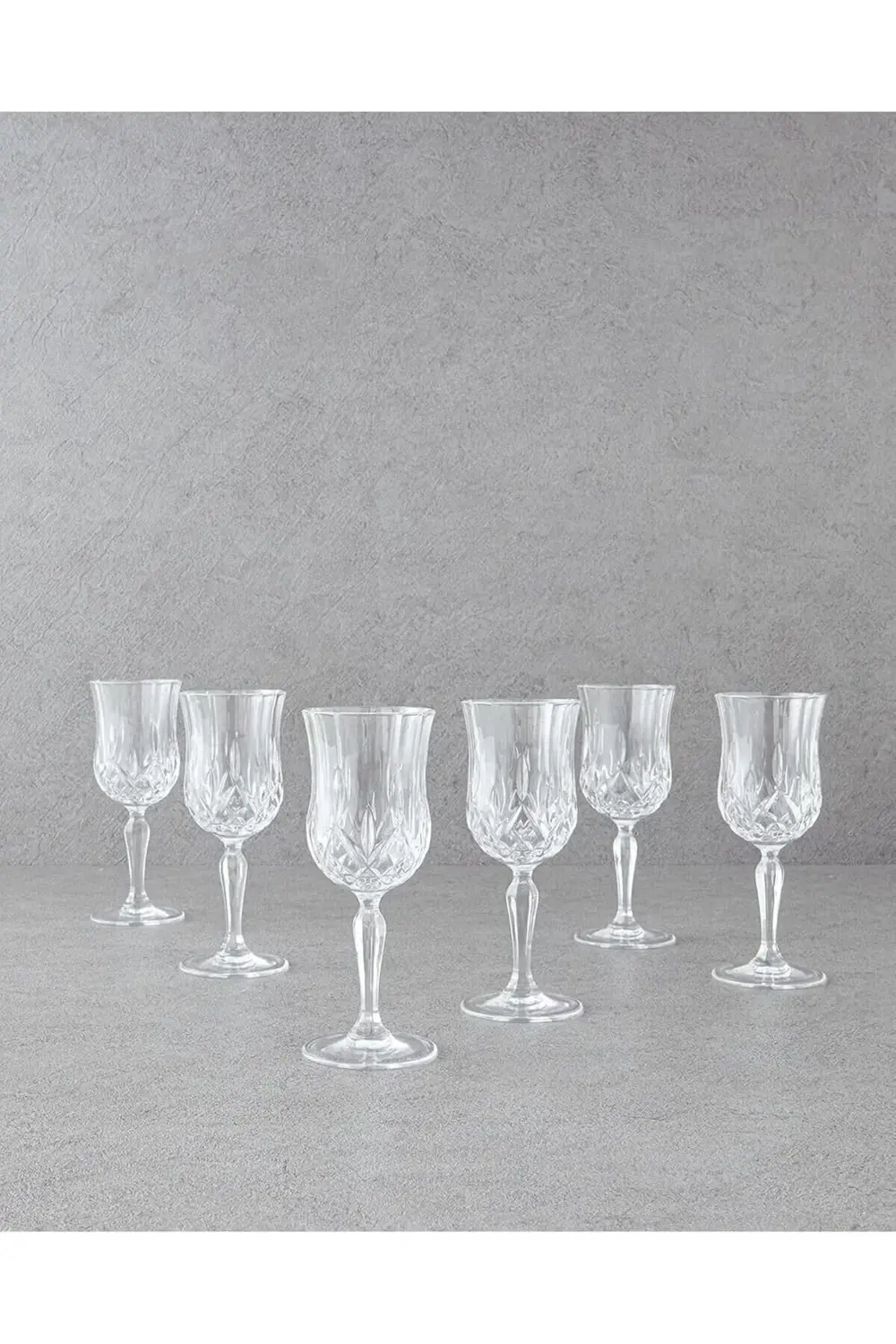 ynsShoping 6'Lı Kadeh 230 Ml Şeffaf NewTrrending 1178227