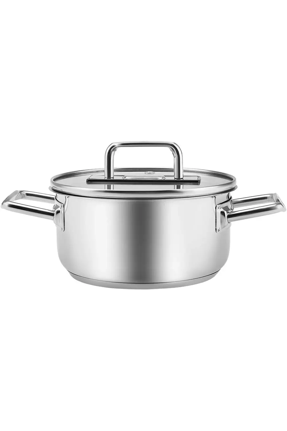 ynsShoping Grace İndüksiyon Tabanlı Çelik Tencere 18 cm 2 Lt NewT