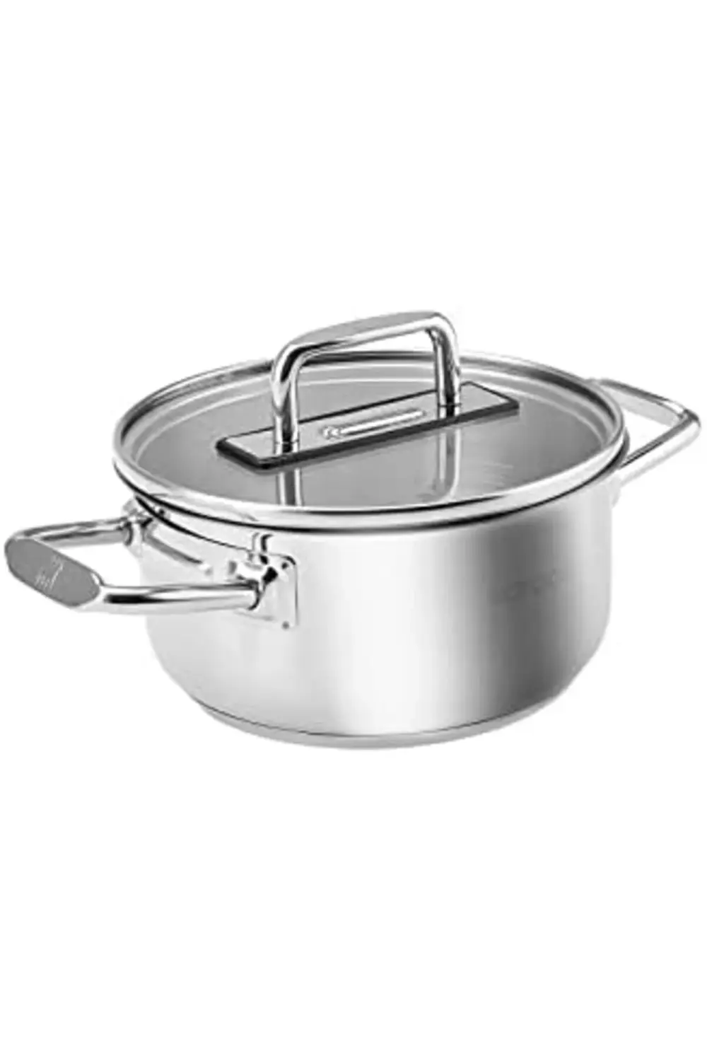 ynsShoping Grace İndüksiyon Tabanlı Çelik Tencere 18 cm 2 Lt NewT