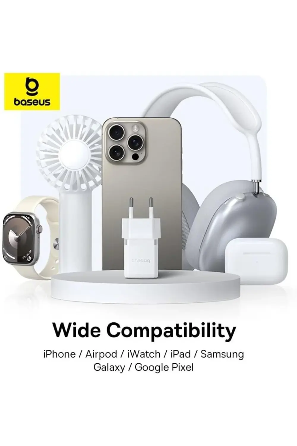 ynsShoping Hızlı Şarj C+U 30W EU Beyaz NewTrrending 1178227