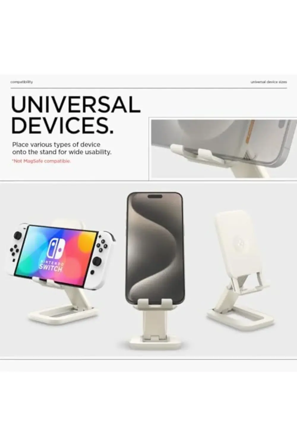 ynsShoping MagSlide Taşınabilir Telefon (Tüm Cihazlarla Uyumlu) D