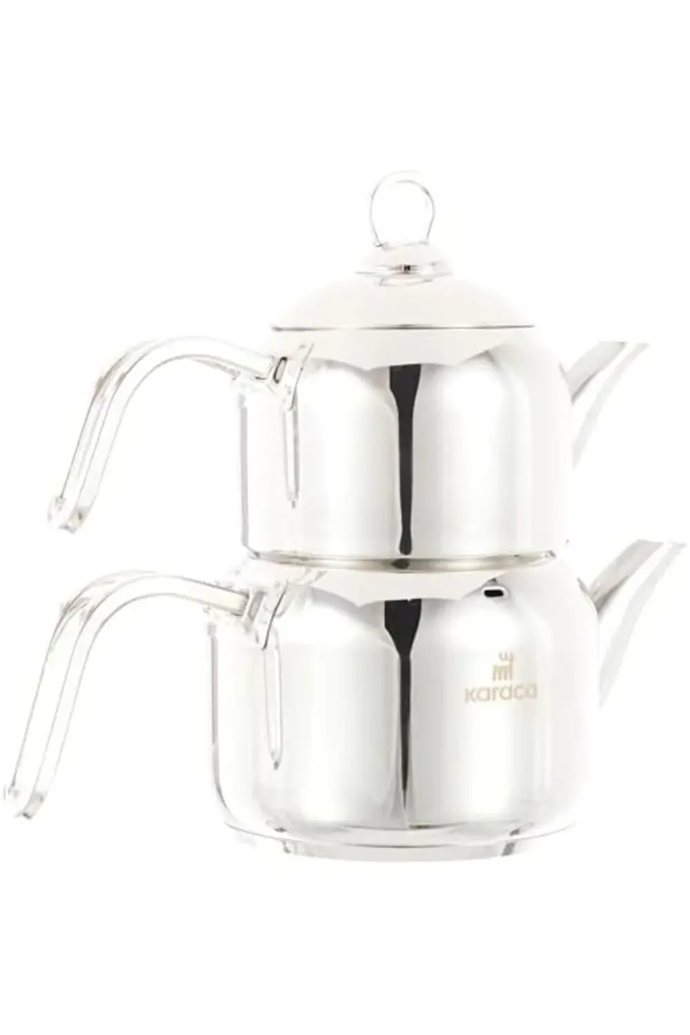 ynsShoping Manes İndüksiyon Tabanlı Mini Çaydanlık Takımı Metal N