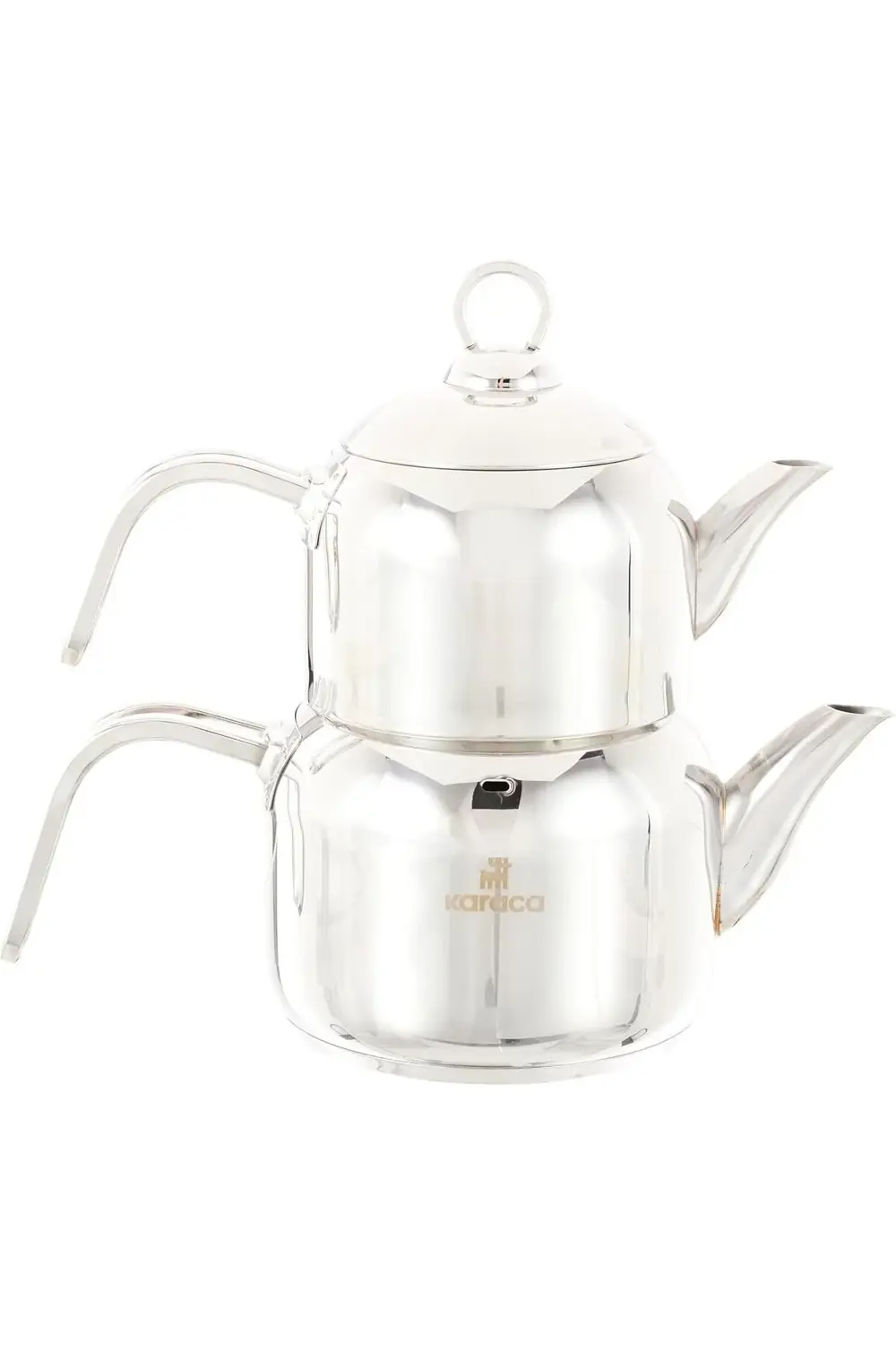 ynsShoping Manes İndüksiyon Tabanlı Mini Çaydanlık Takımı Metal N