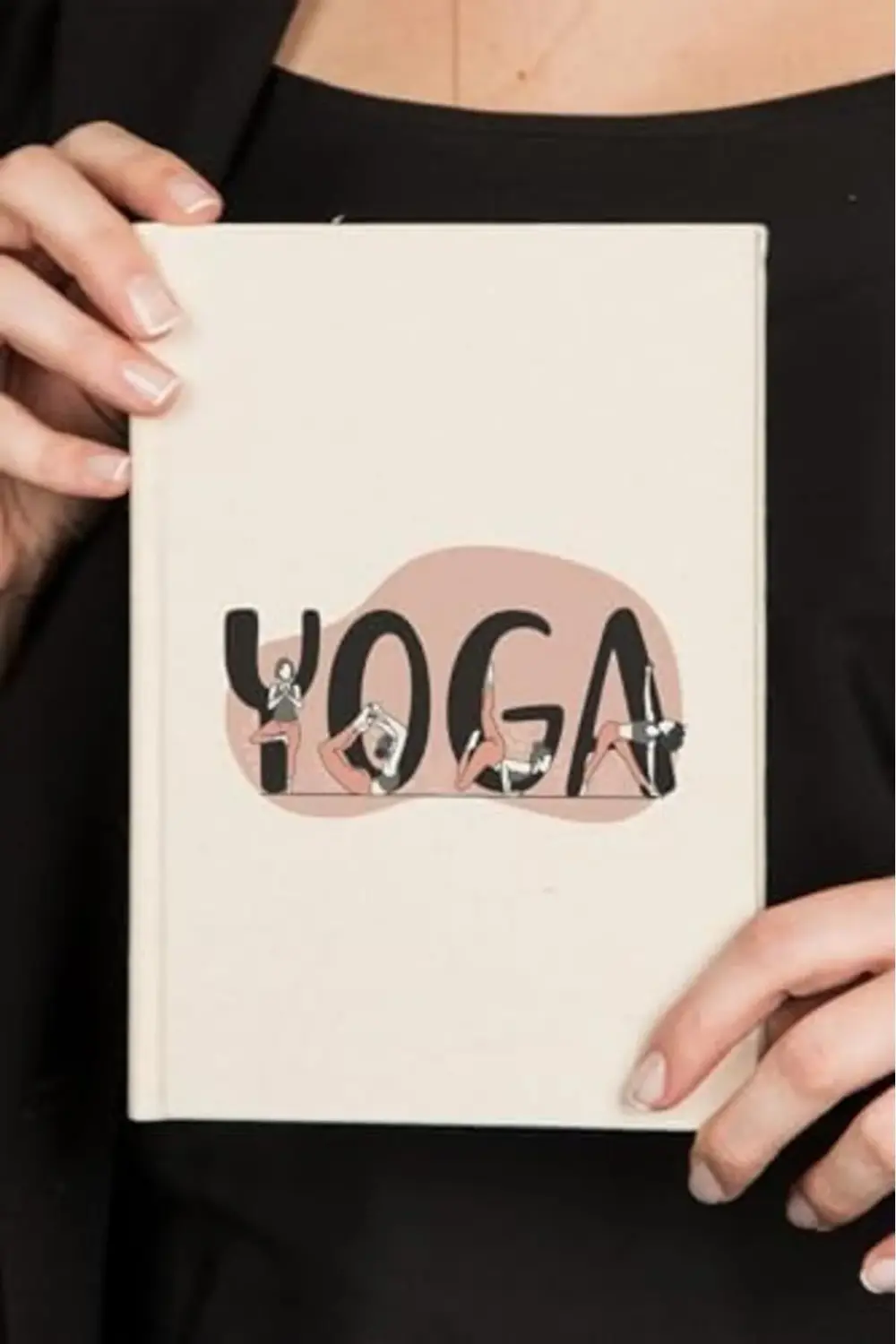 Yoga Eğitmenine Hediye 100 Yaprak (200 Sayfa) Çizgisiz Kanvas Def