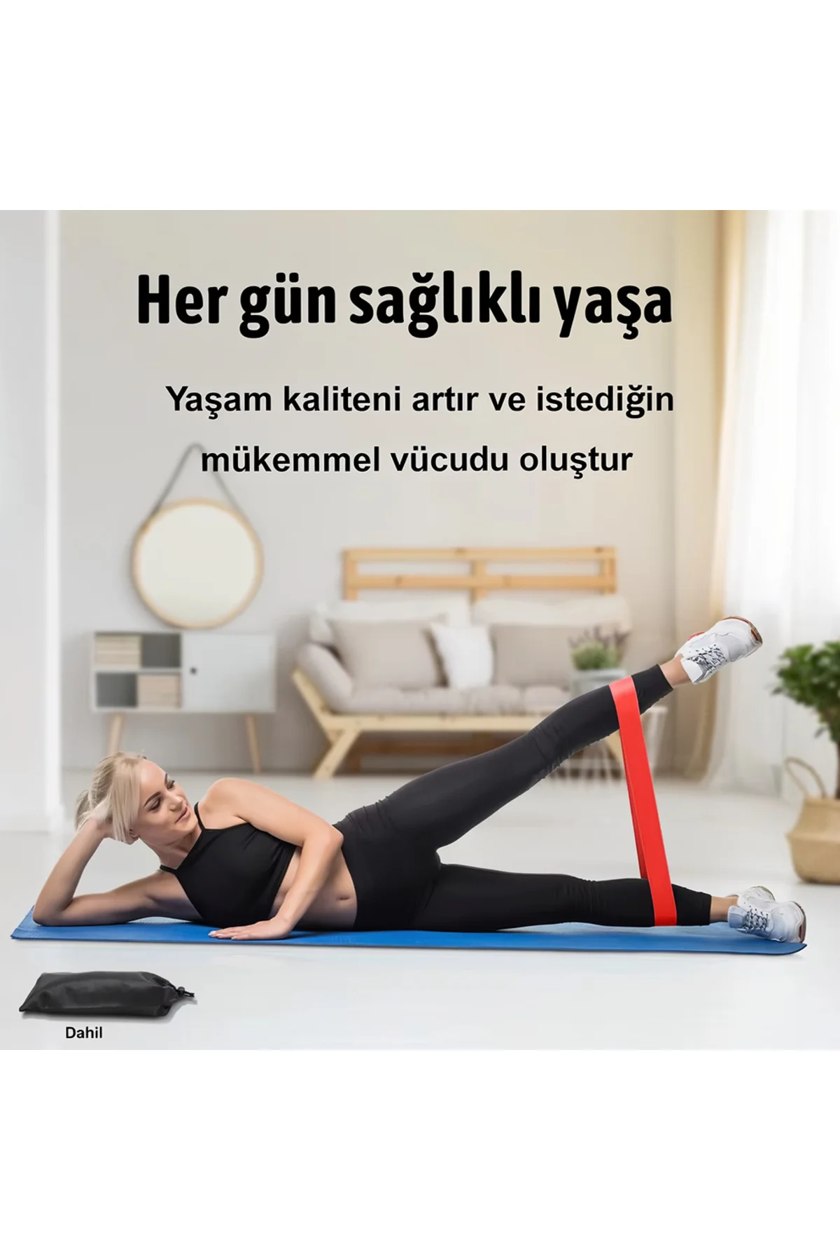 Yoga, Pilates ve Güç Antrenmanları İçin 5 Adet Doğal Lateks Direnç Bandı - Loop band Yoga, Pilates ve Güç Antrenmanları İçin 5 Adet Doğal Lateks Direnç Bandı - Loop band
