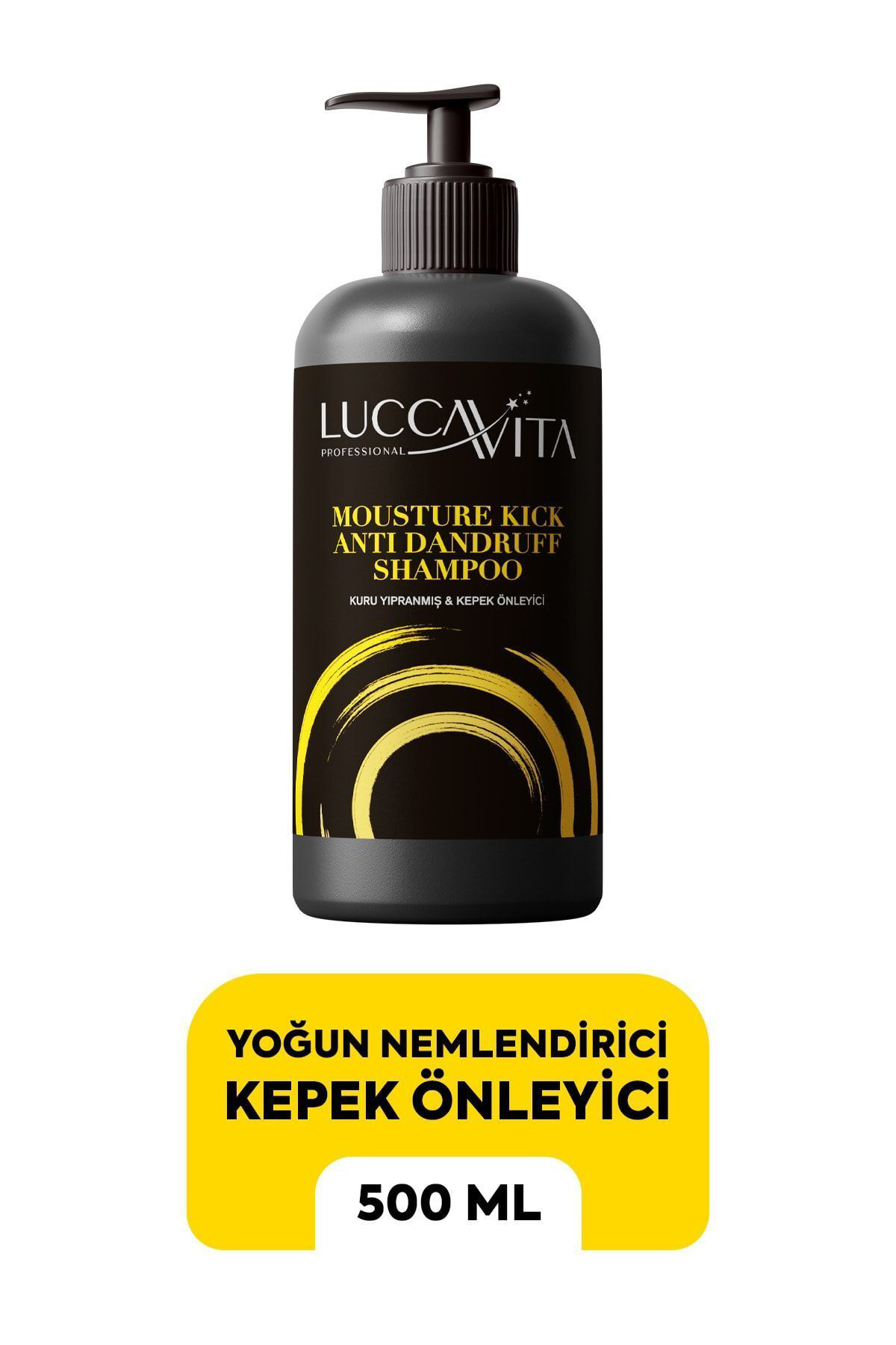 Lucca Vita Yoğun Nemlendirici & Kepek Önleyici Şampuan 500Ml