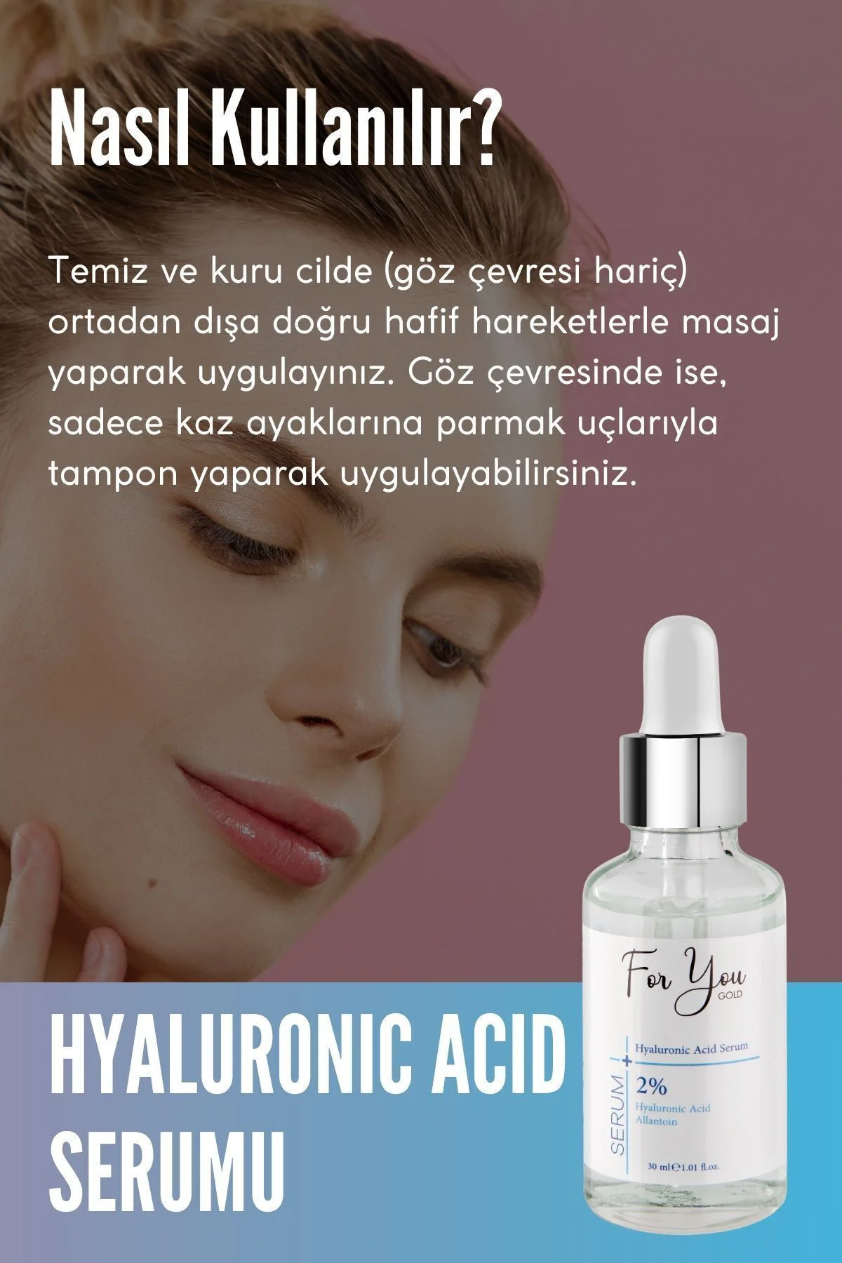Yoğun Nemlendirici & Onarıcı Bakım Serumu Hyaluronic Asit – Allon