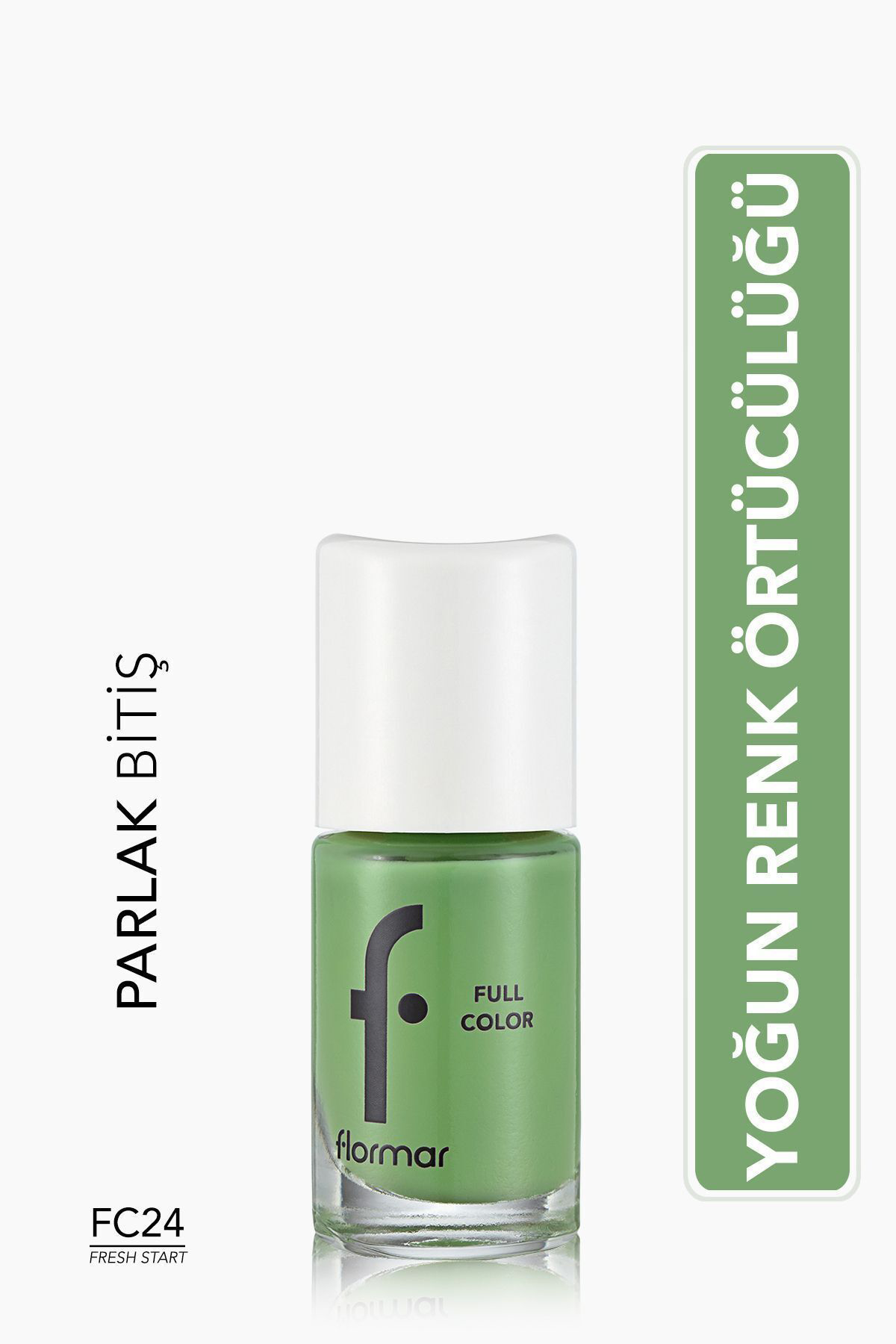 Flormar Yoğun Pigmentli Parlak Oje- Full Color Nail Enamel- Fc24 Fresh St