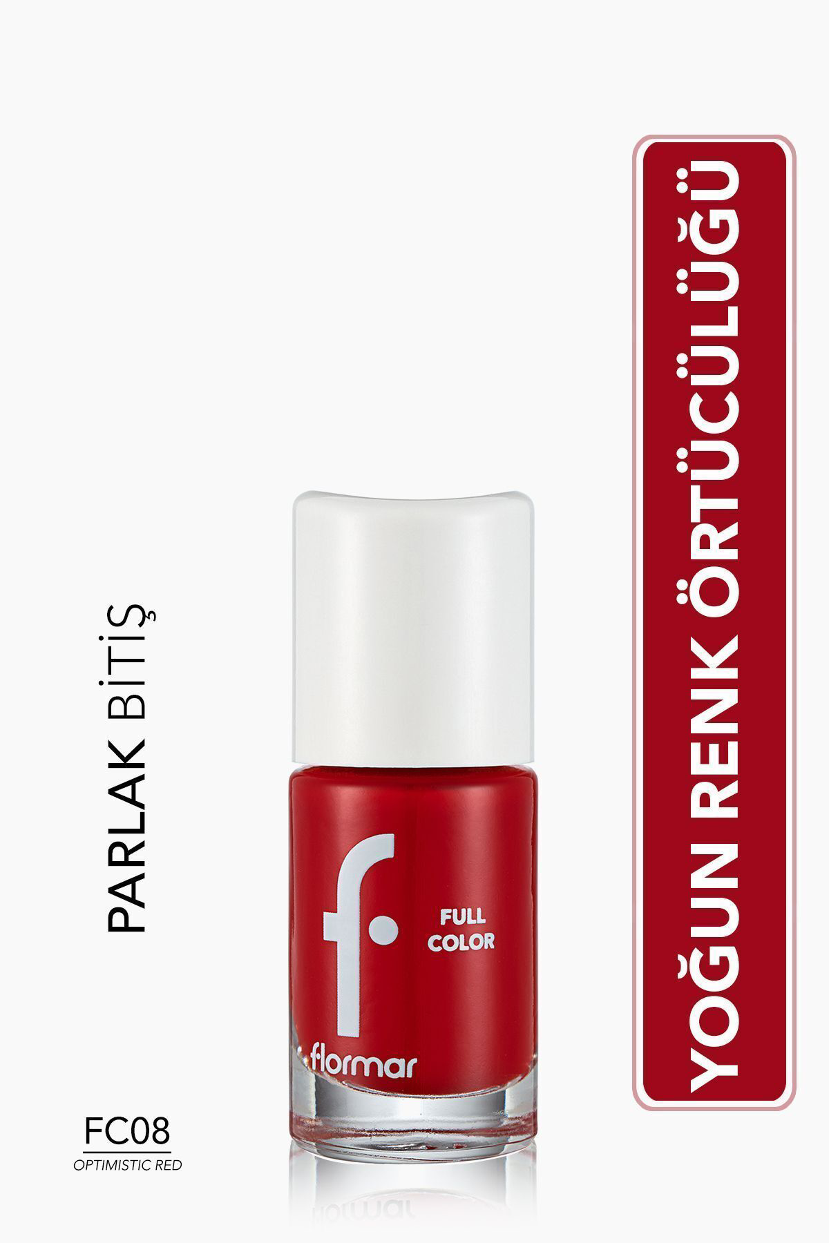 Flormar Yoğun Pigmentli Parlak Oje- Full Color Nail Enamel- Fc08 Optımıst