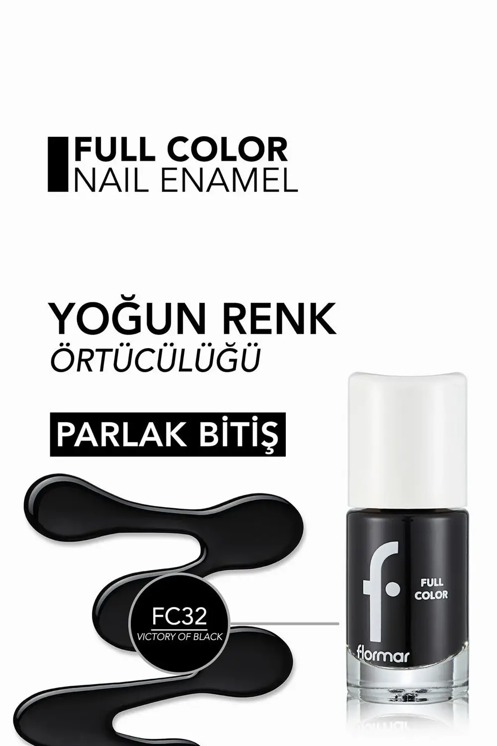 Yoğun Pigmentli Parlak Oje- Full Color Nail Enamel- Fc32 Vıctory