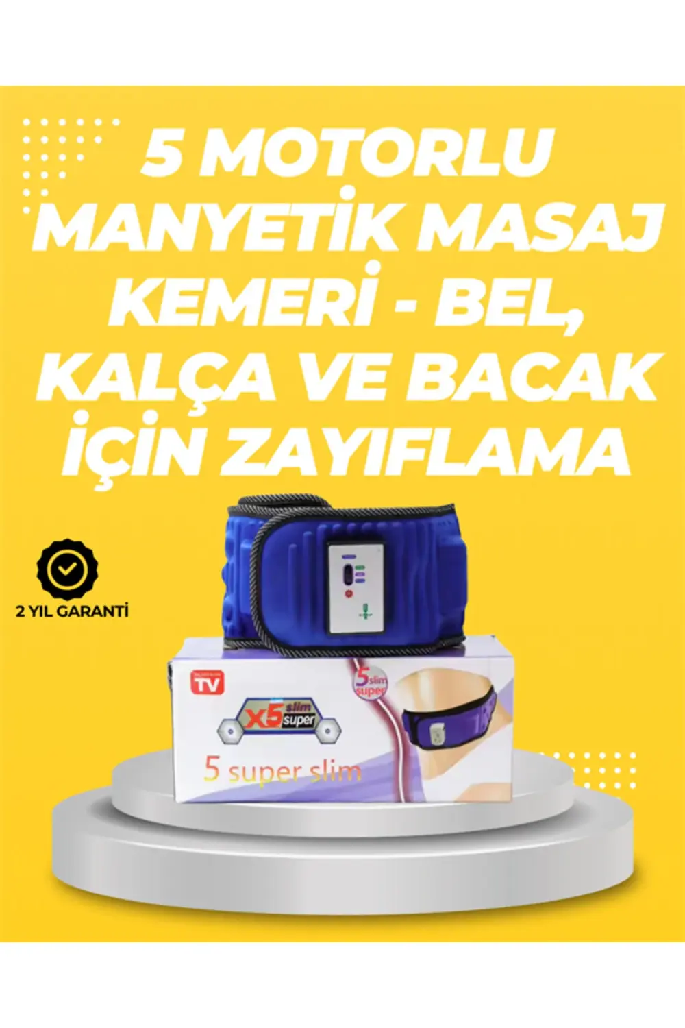 Yoğurma, Titreşim ve Manyetik Masaj Özellikli Aleti – 750g Hafif