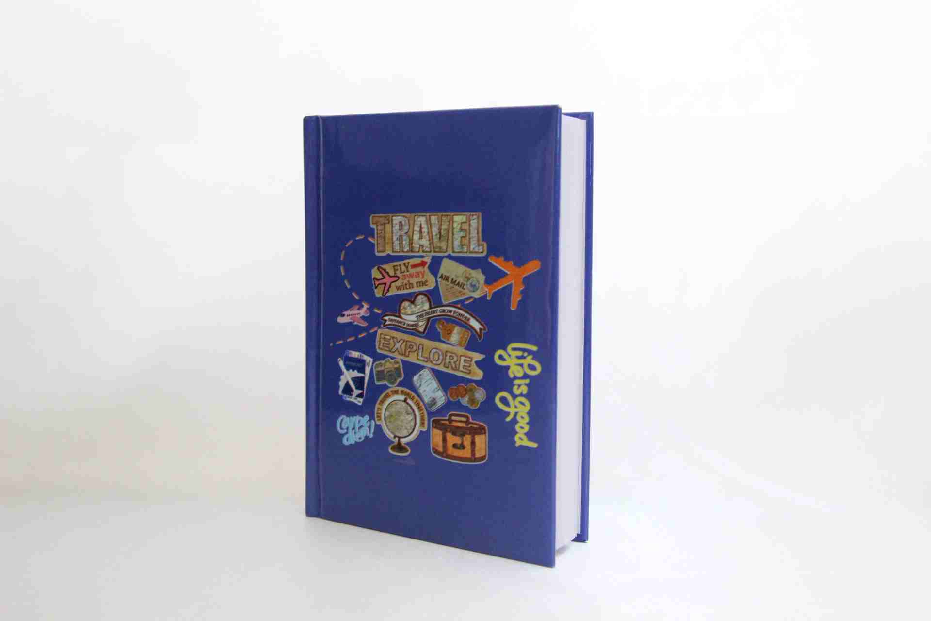 Yolculuk Temalı Hediye Seti - Termos ve Defter Hediye Kutusu