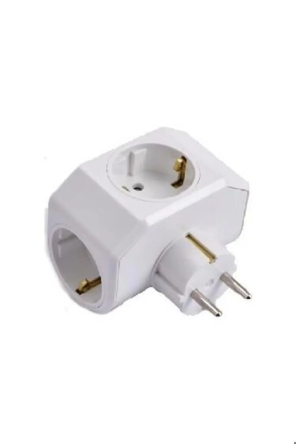 Yonca Plus Topraklı Üçlü Grup Fiş Priz BEYAZ