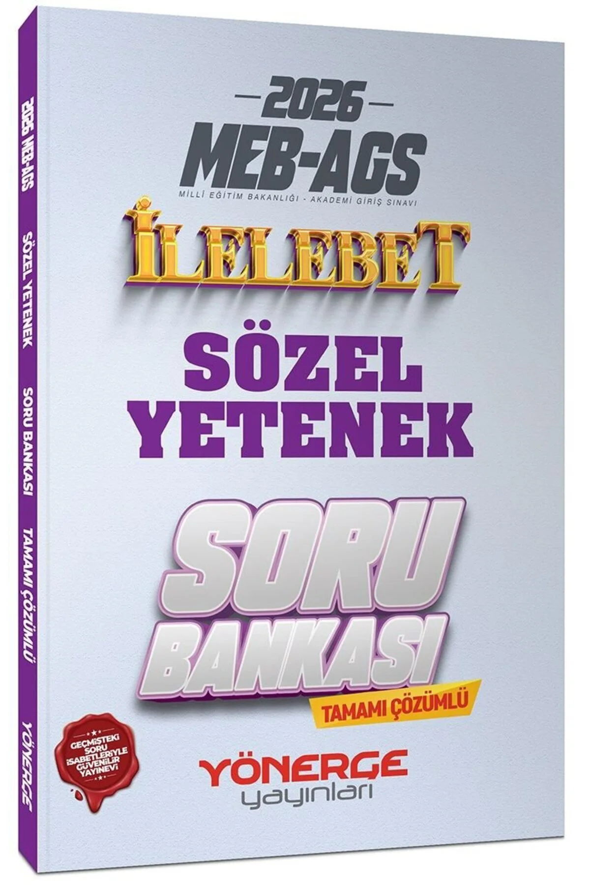 Yönerge 2026 MEB-AGS Sözel Yetenek İlelebet Soru Bankası Çözümlü