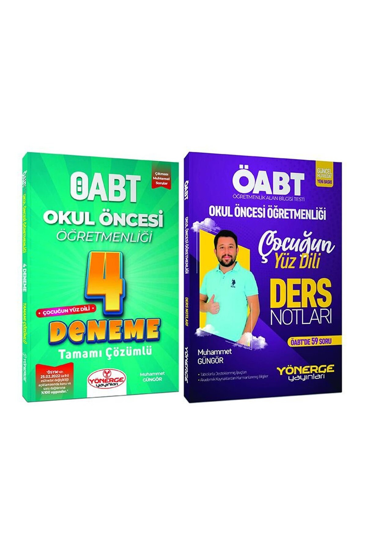 Yönerge Yayınları Yönerge Öabt Okul Öncesi Ders Notları 4 Deneme 2 Li Set - Muhamme