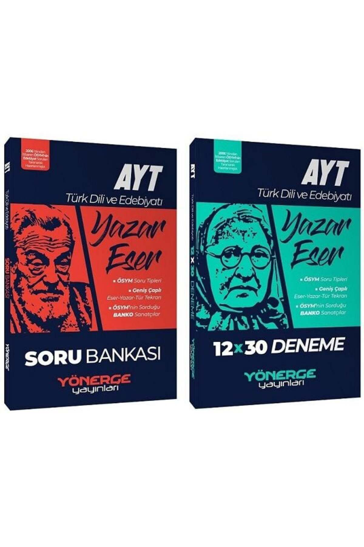 Yönerge Yayınları Yönerge Yks Ayt Türk Dili Ve Edebiyatı Yazar Eser Soru + 12 Denem