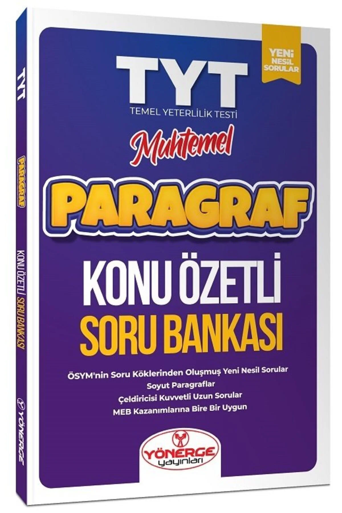 Yönerge YKS TYT Muhtemel Paragraf Konu Özetli Soru Bankası Yönerg