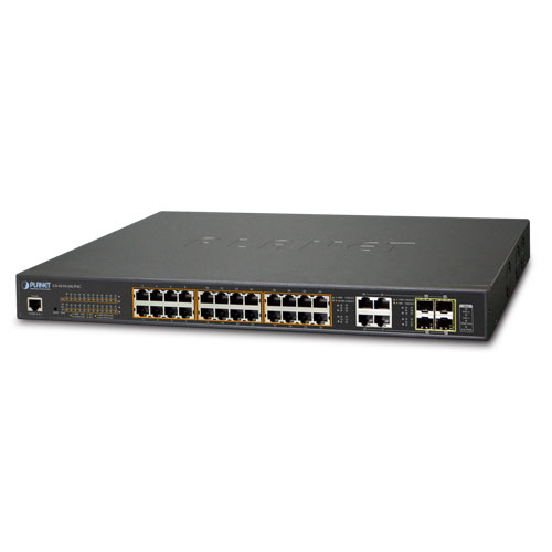 Yönetilebilir Gigabit PoE Switch (Gigabit PoE Managed Switch) 24 