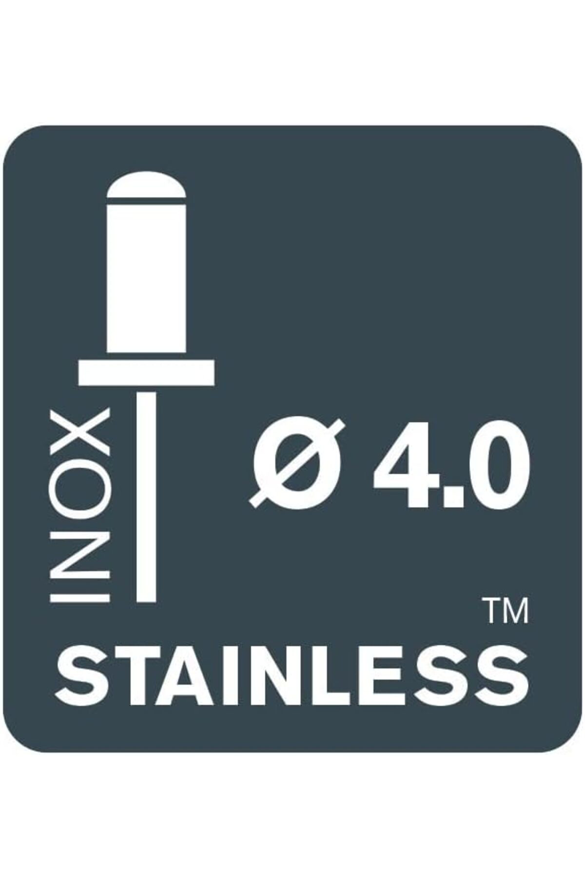 Yonlinesell Perçin 4X12 mm Paslanmaz Matkap Ucu 1222207