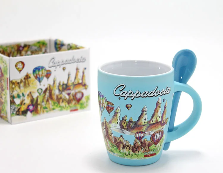 Yöresel Desenli Tekli Kupa Bardak