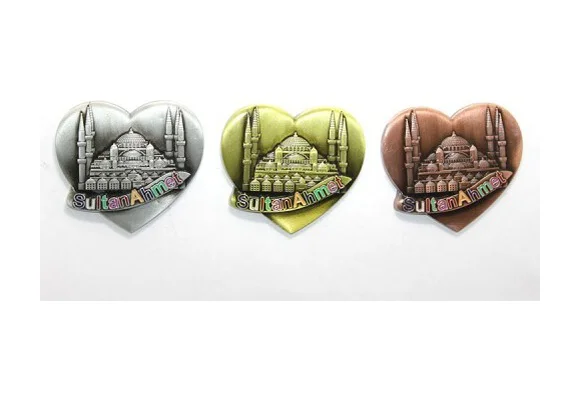 Yöresel Sultanahmet Magnet Kalp Tasarımlı