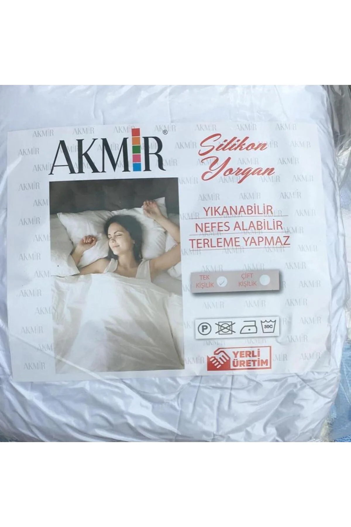 Yorgan 12959 Silikon akmr TEK Kişi Model Beyaz Pamuk Kumaş silikon Dolgu El Yapım Yorgan 12959 Silikon akmr TEK Kişi Model Beyaz Pamuk Kumaş silikon Dolgu El Yapım - Görsel 2