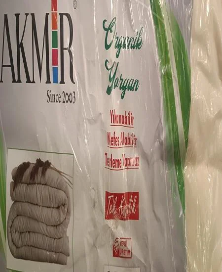 Yorgan 90289 Tek Kişi Organik hiç Kimyasal Kullanılmamış Boncuk S