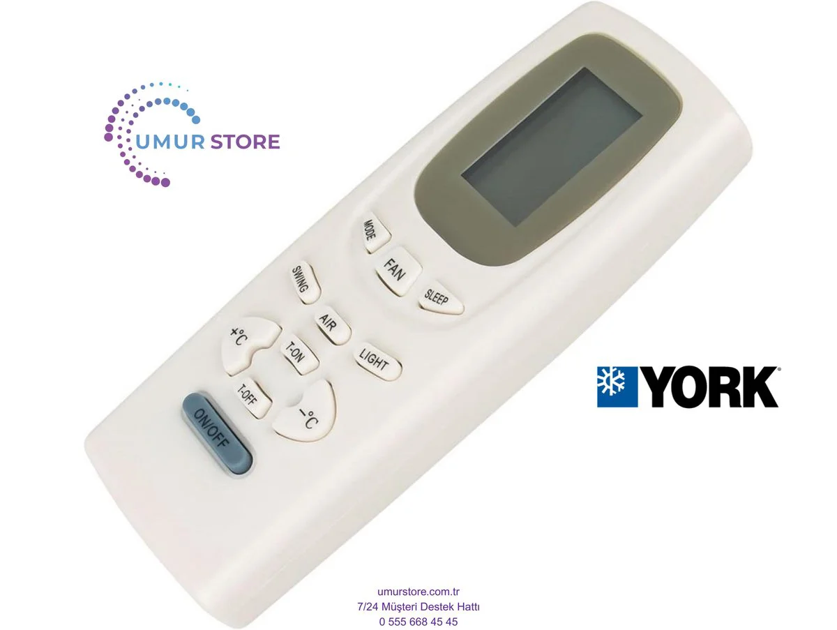 York Alarko Flair Zass Gree Zibro Y512F Klima Kumandası