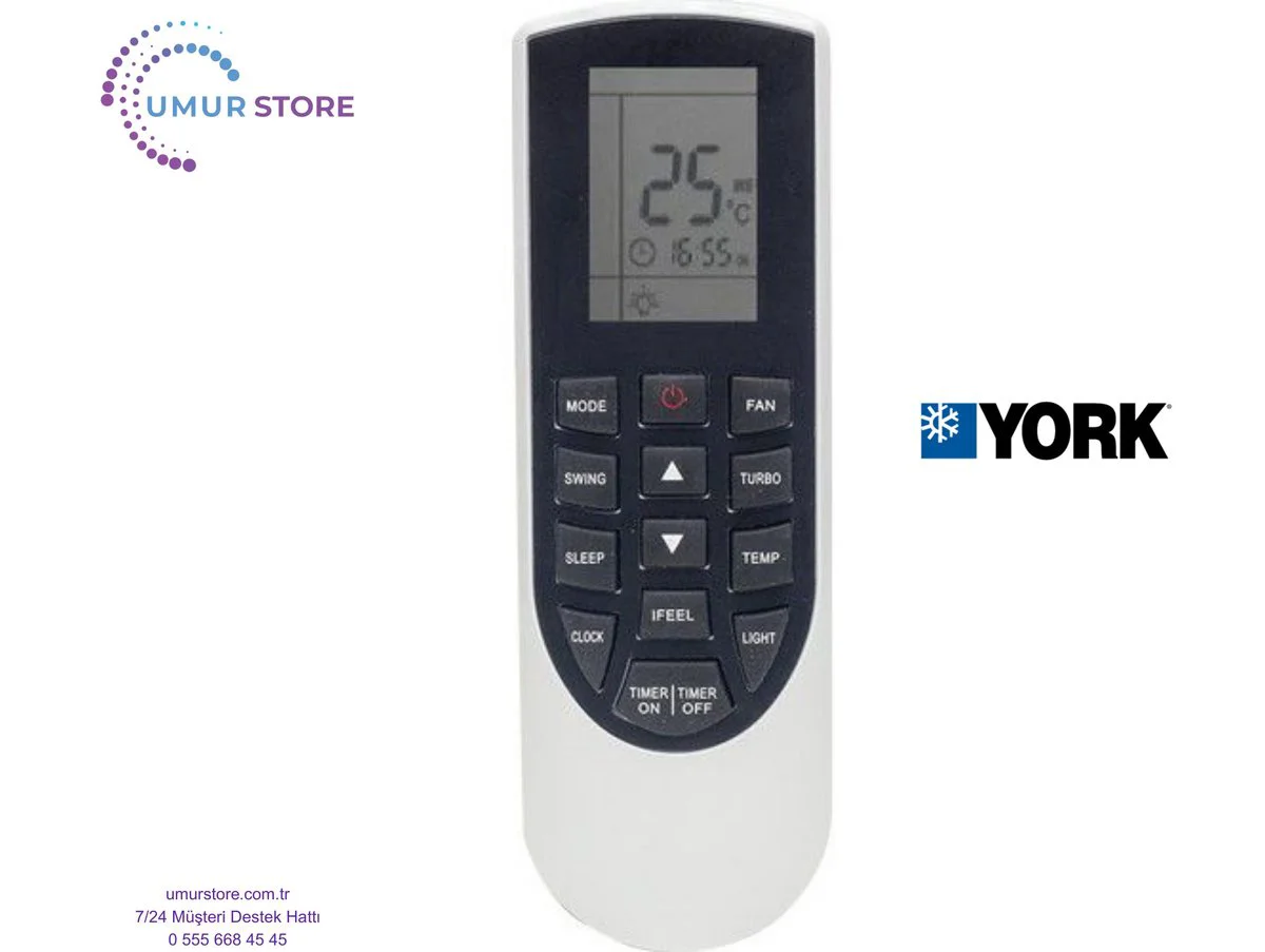 York ELKC-ELJC 24 DLA Klima Kumandası York ELKC-ELJC 24 DLA Klima Kumandası