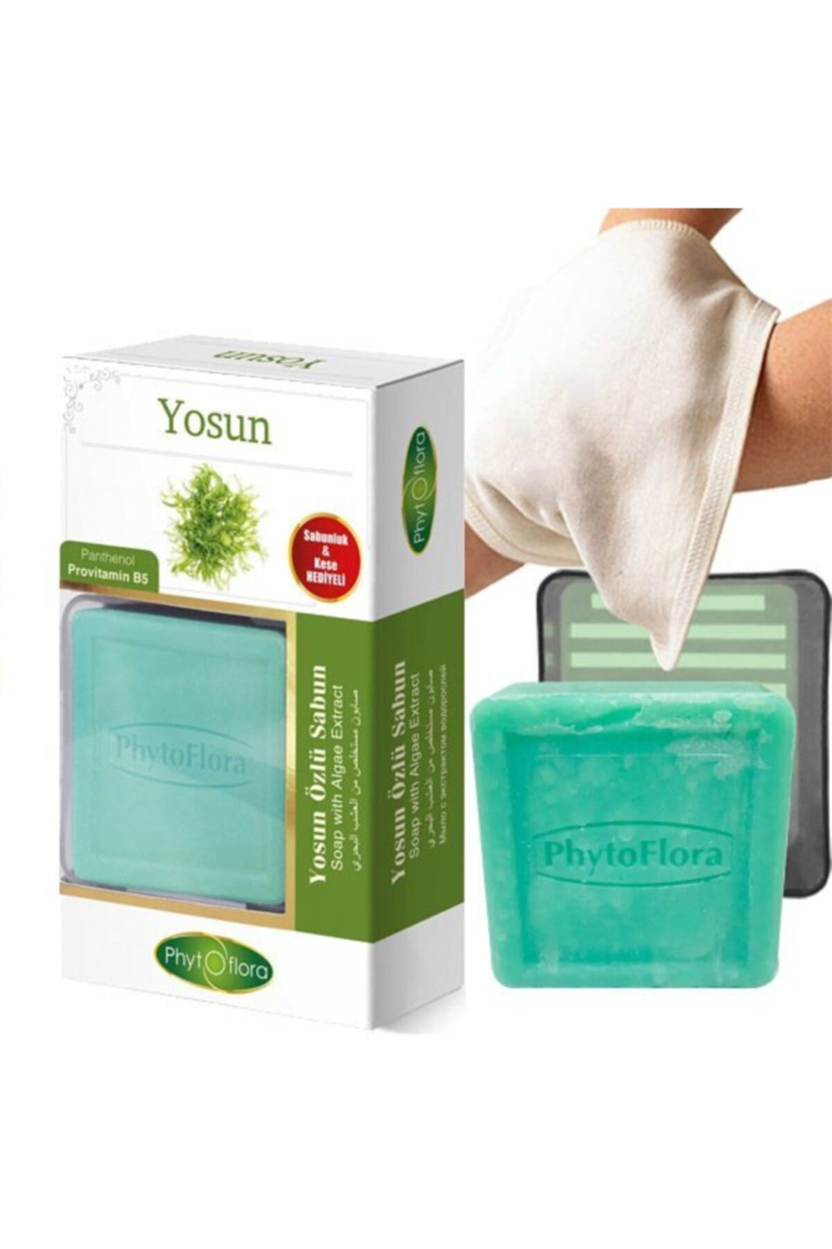 Yosun Özlü Sabun 125 gr Kese Ve Sabunluk