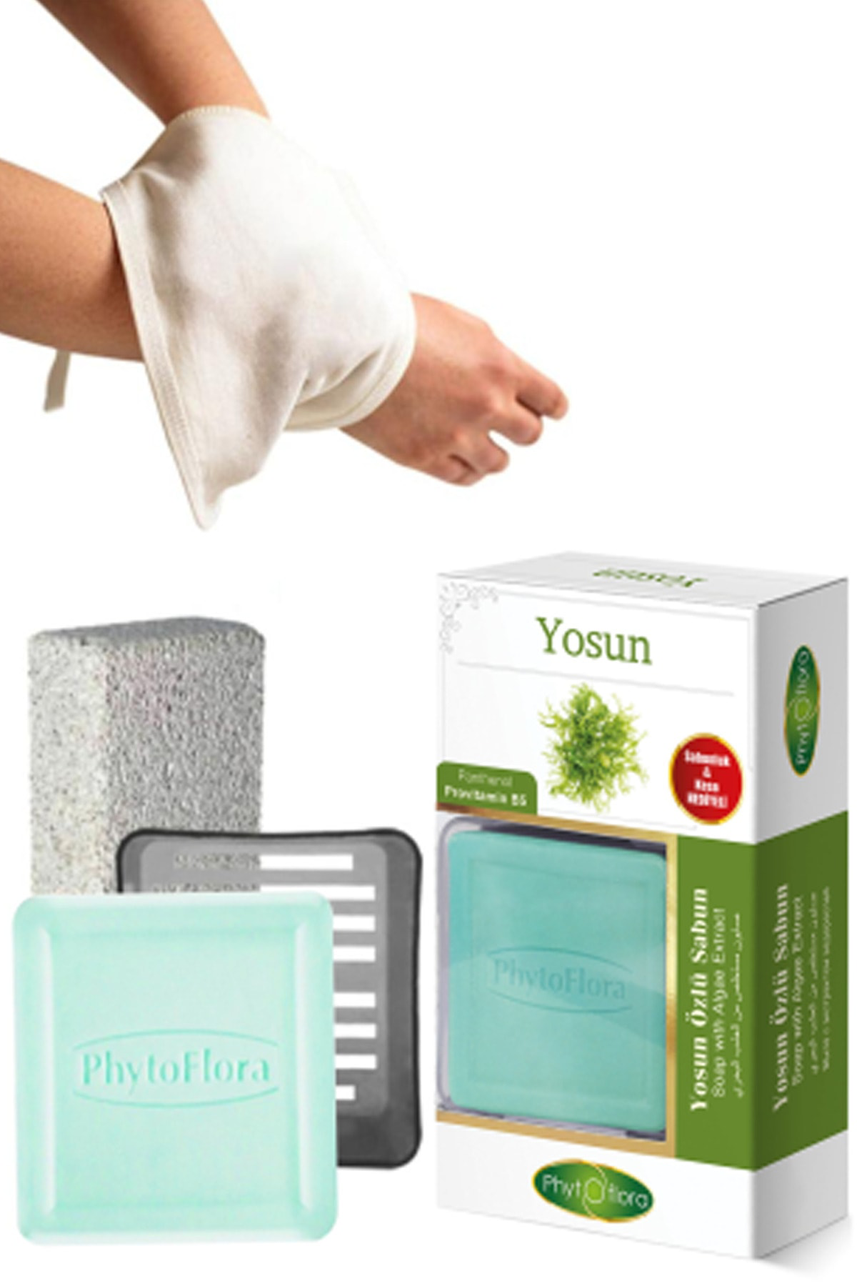 Yosun Sabunu Ve Banyo Kesesi, Katı Sabunluk
