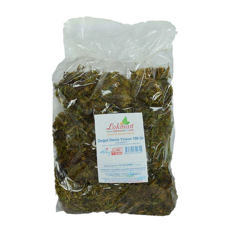 Yosun Su Yosunu Doğal 100 Gr Paket - Saf Doğal Beslenme