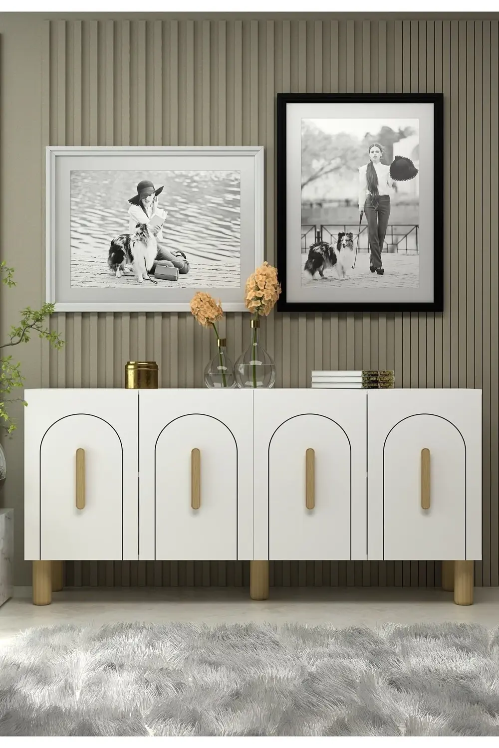 YOSUNCT (KB150) BOHEM KONSOL BEYAZ-BEYAZ-SAFİR KULP