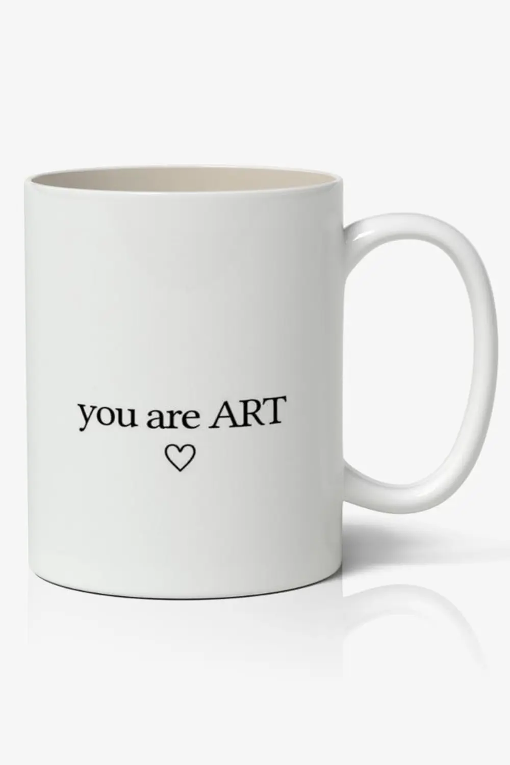 You are ART Baskılı Kupa Bardak Baskılı Kahve Kupa Bardak