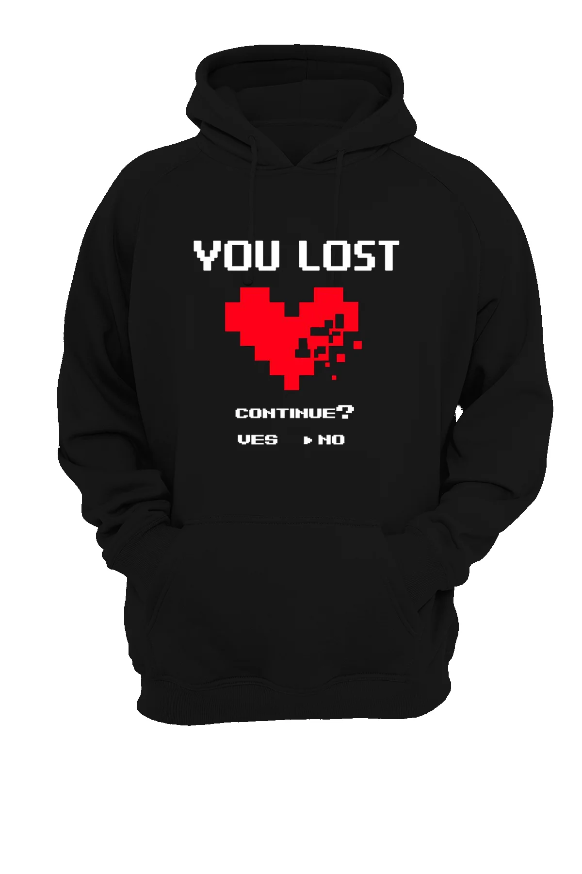 You Lost Baskılı , 3 iplik. Şardonlu, İçi Polar, Kalın, (600 gr.) Sweatshirt