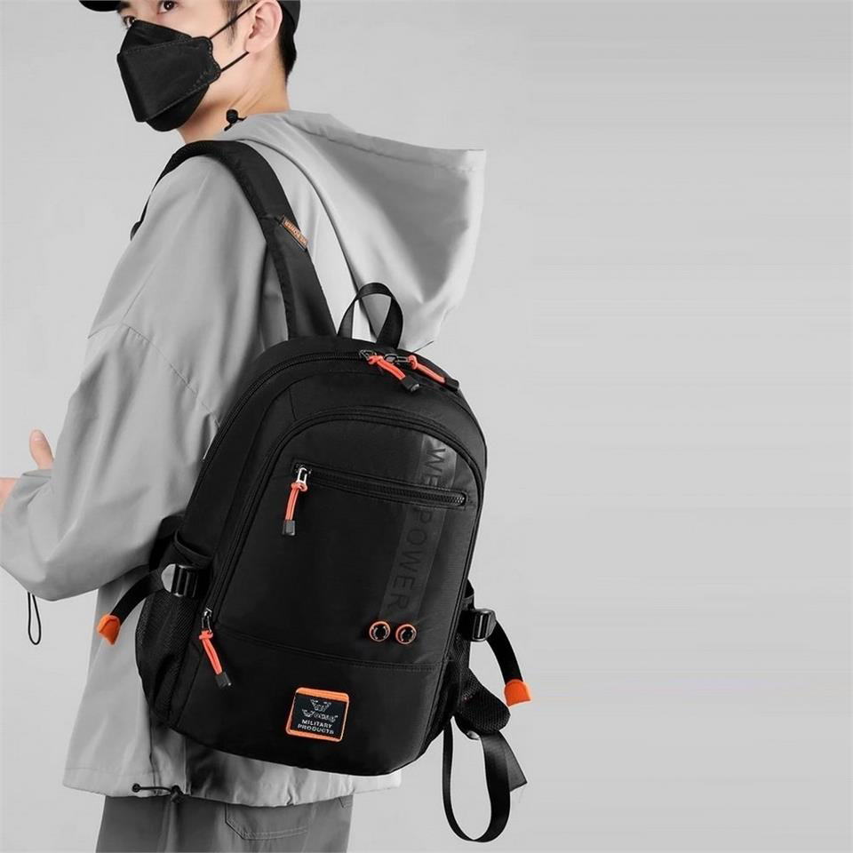 Young  Military Su Geçirmez Terletmez Sırt Çantası Siyah