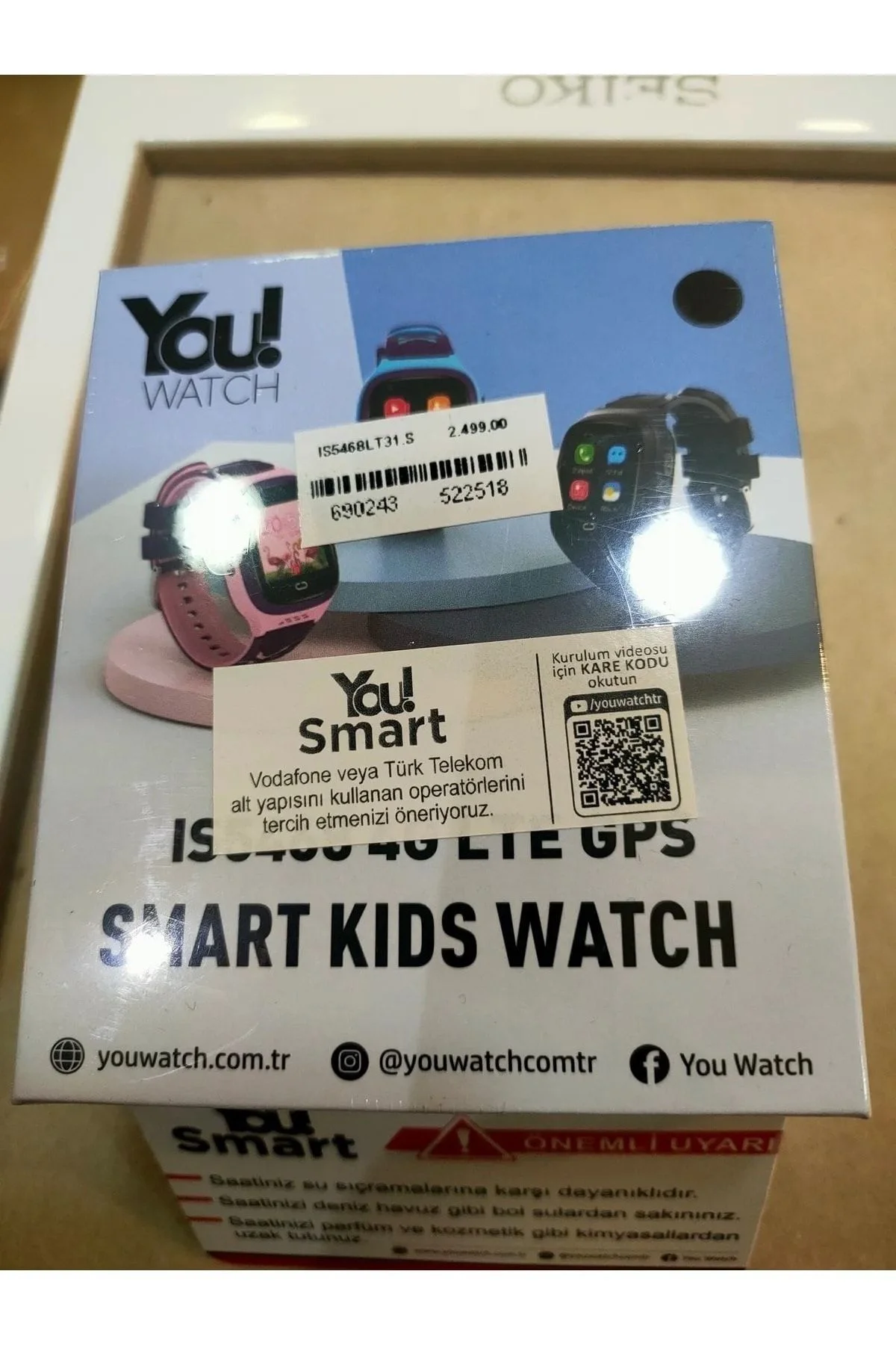 Youwatch Gps Mavi Akıllı Çocuk Saati