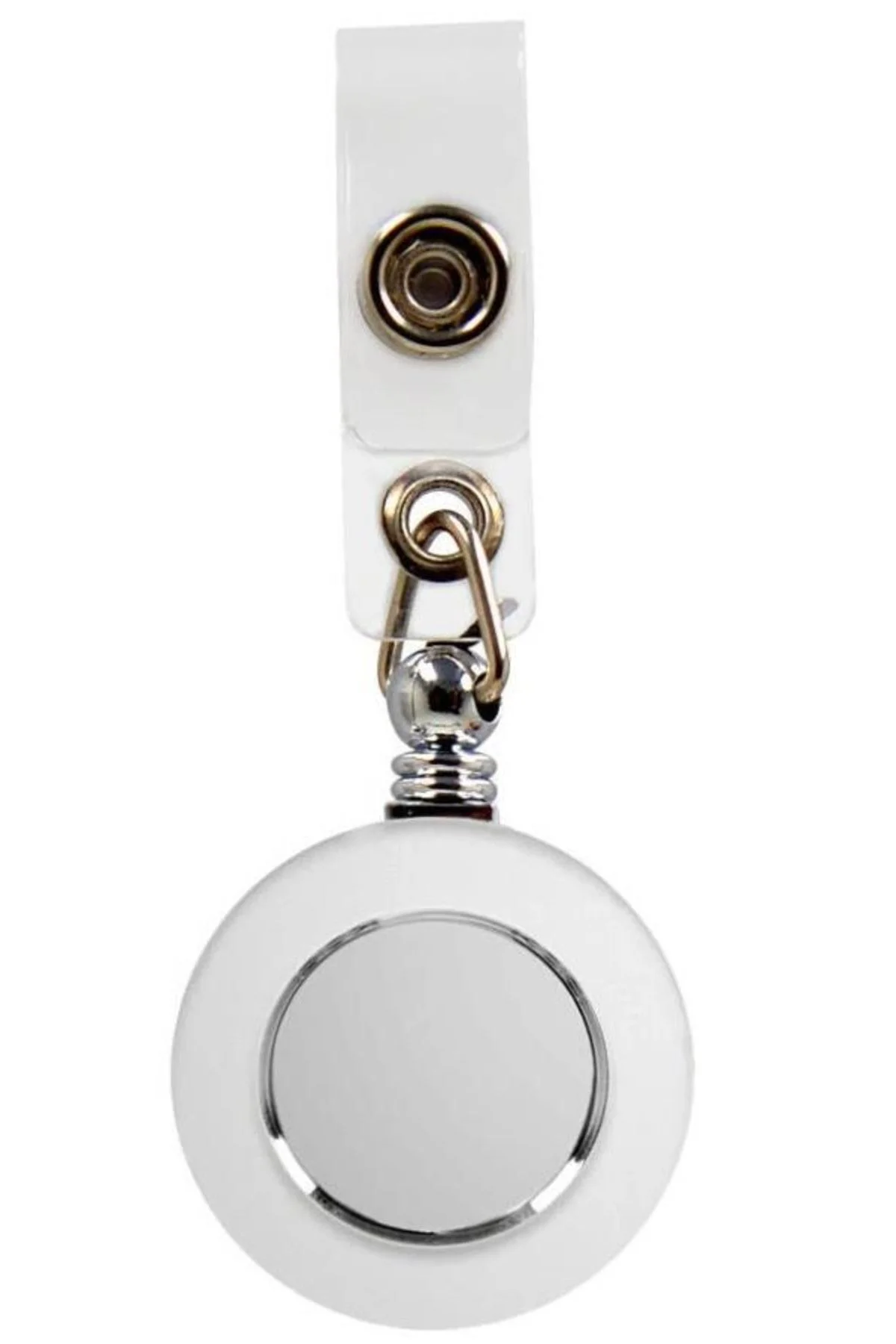 Yoyo Yaka Kartlığı Yuvarlak 1 Adet Gümüş