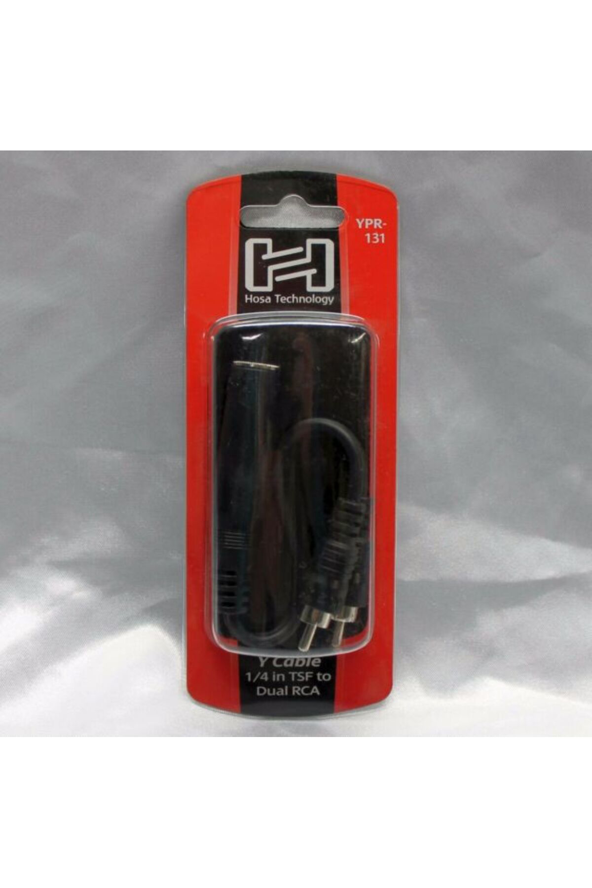 YPR-131 1/4 inç TS (F) Dual RCA (M) Y-kablo
