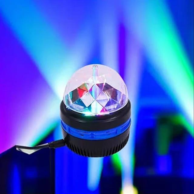 YQX-6888 Mini Usb&amp;apos;li 3 Watt Şarjlı Sihirli Rgb Led Disko