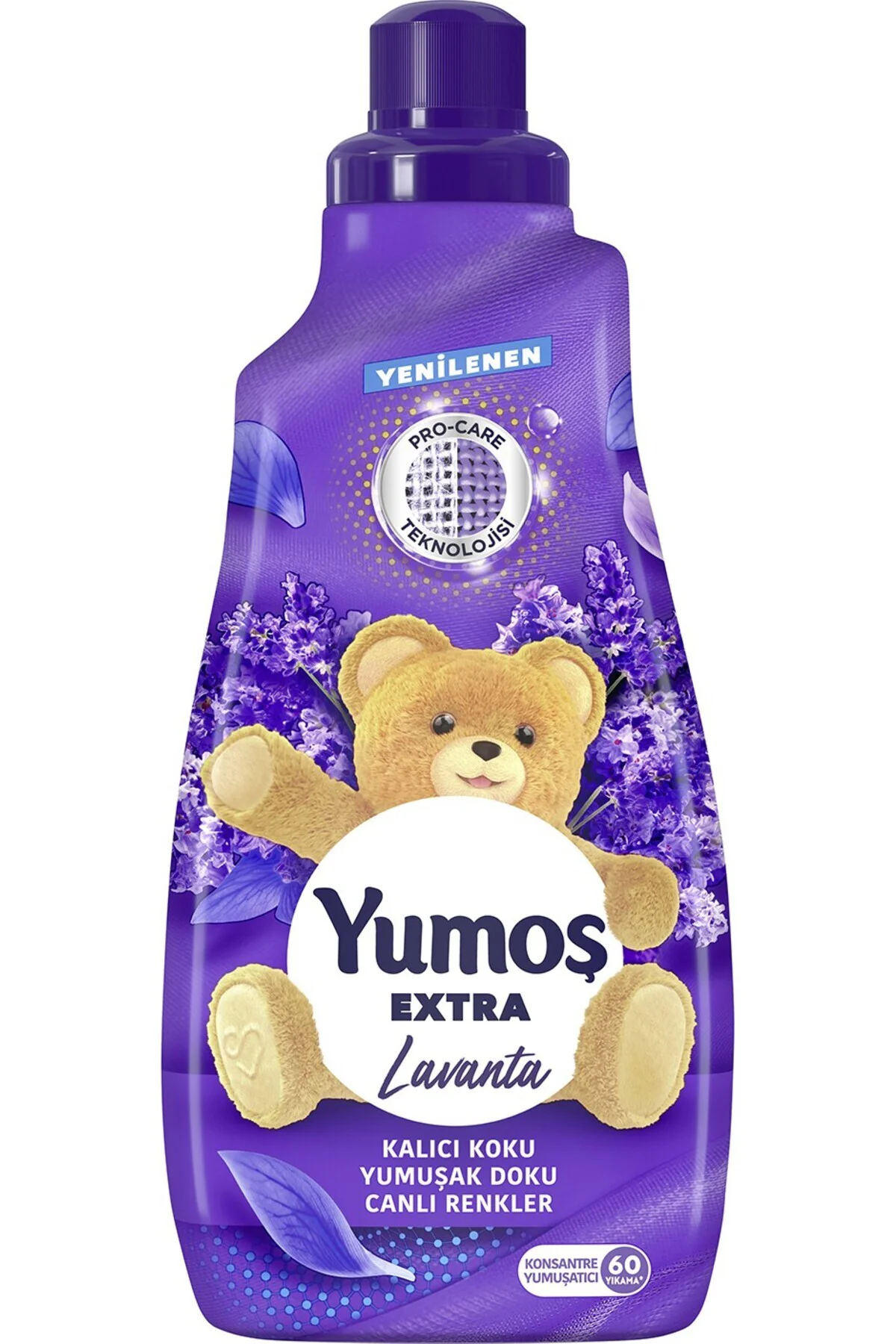 Yu moş Extra Konsantre Çamaşır Yumuşatıcısı Lavanta 1440 ML 60 Yı