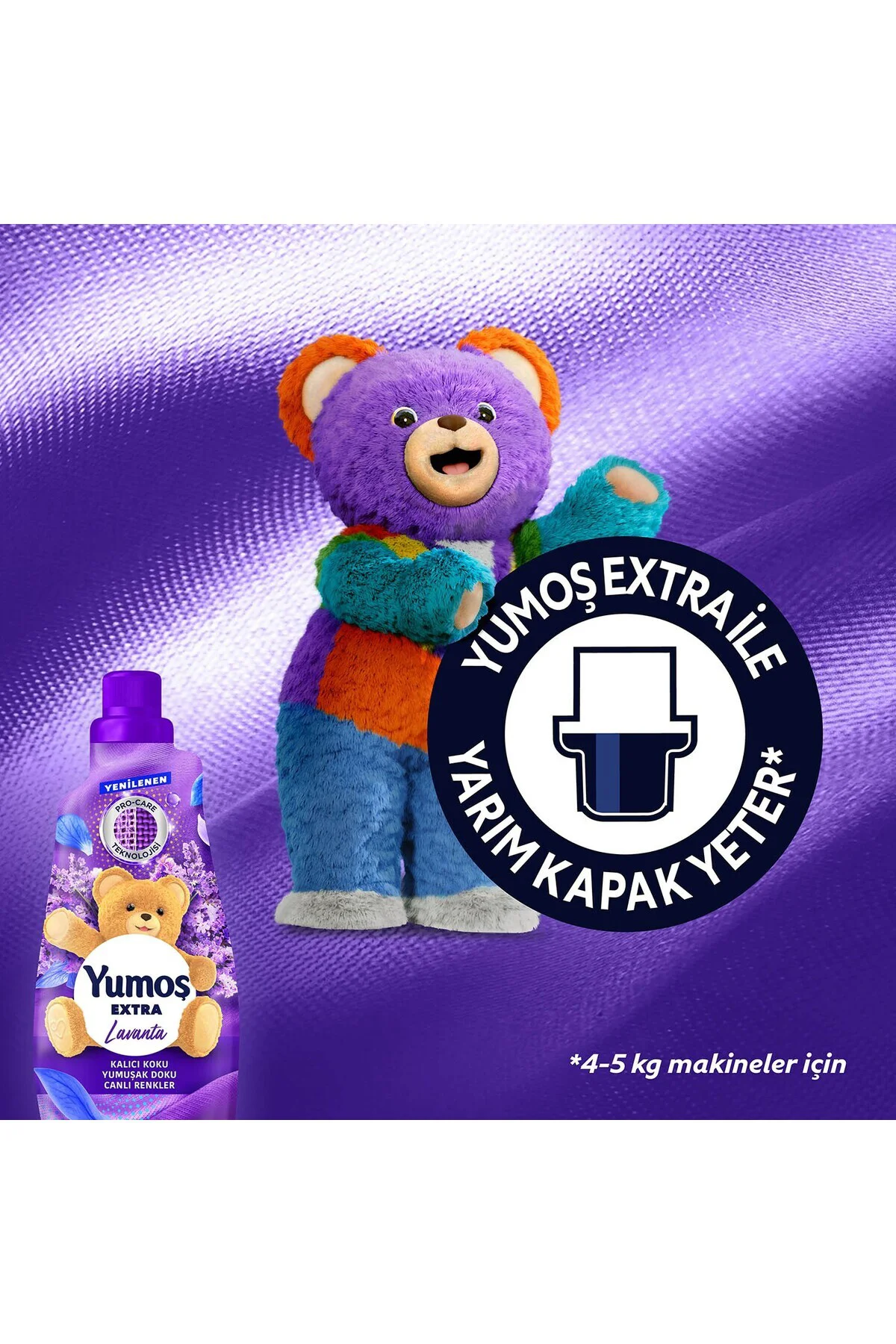 Yu moş Extra Konsantre Çamaşır Yumuşatıcısı Lavanta 1440 ML 60 Yı