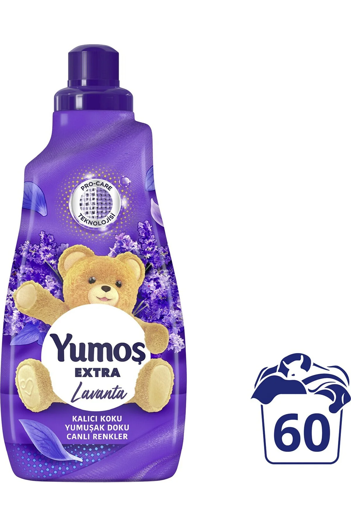 Yu moş Extra Konsantre Çamaşır Yumuşatıcısı Lavanta 1440 ML 60 Yı