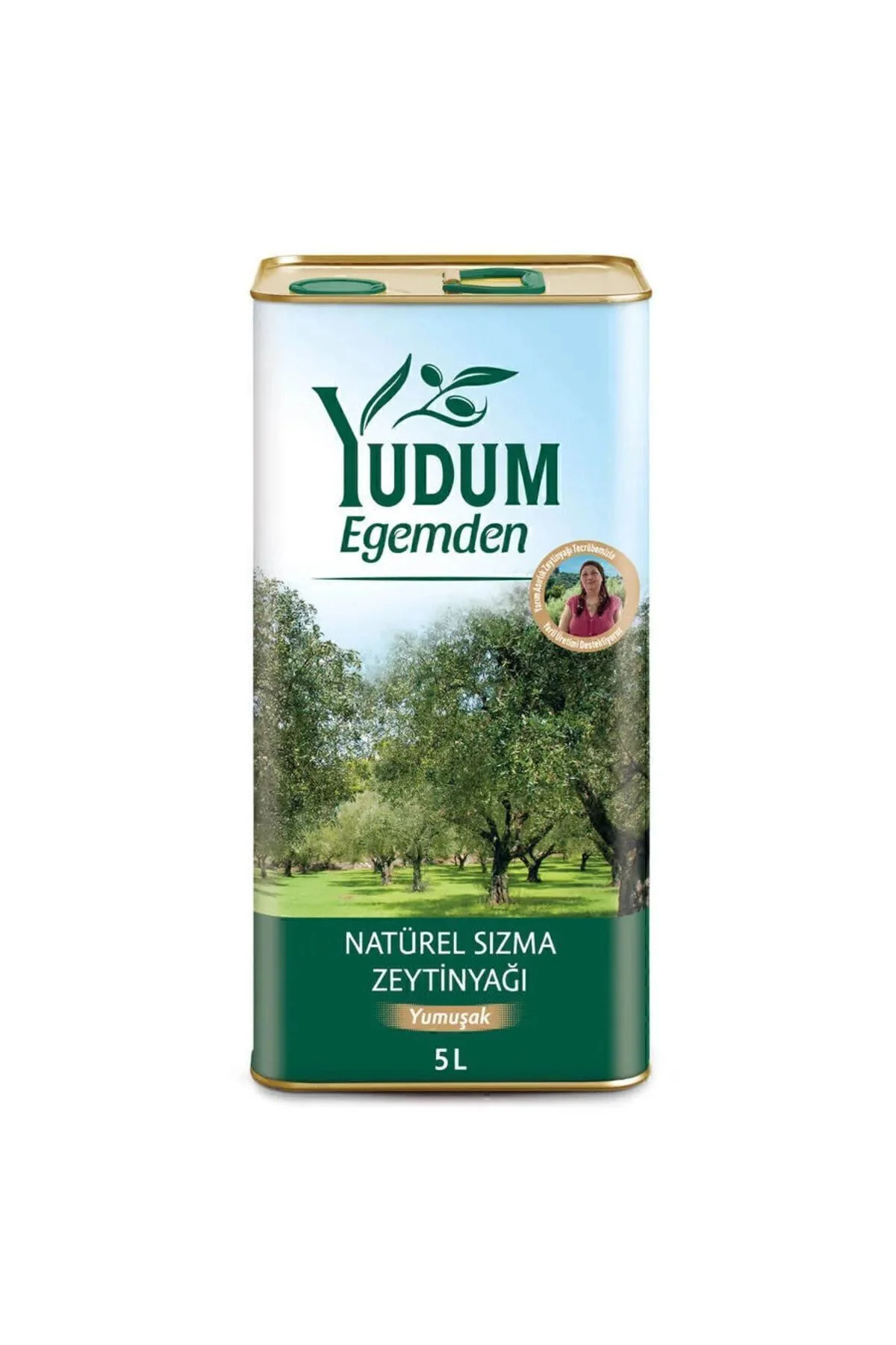 YUDUMEgemden Yumuşak Lezzet 5 Lt Sızma Zeytinyağı Teneke