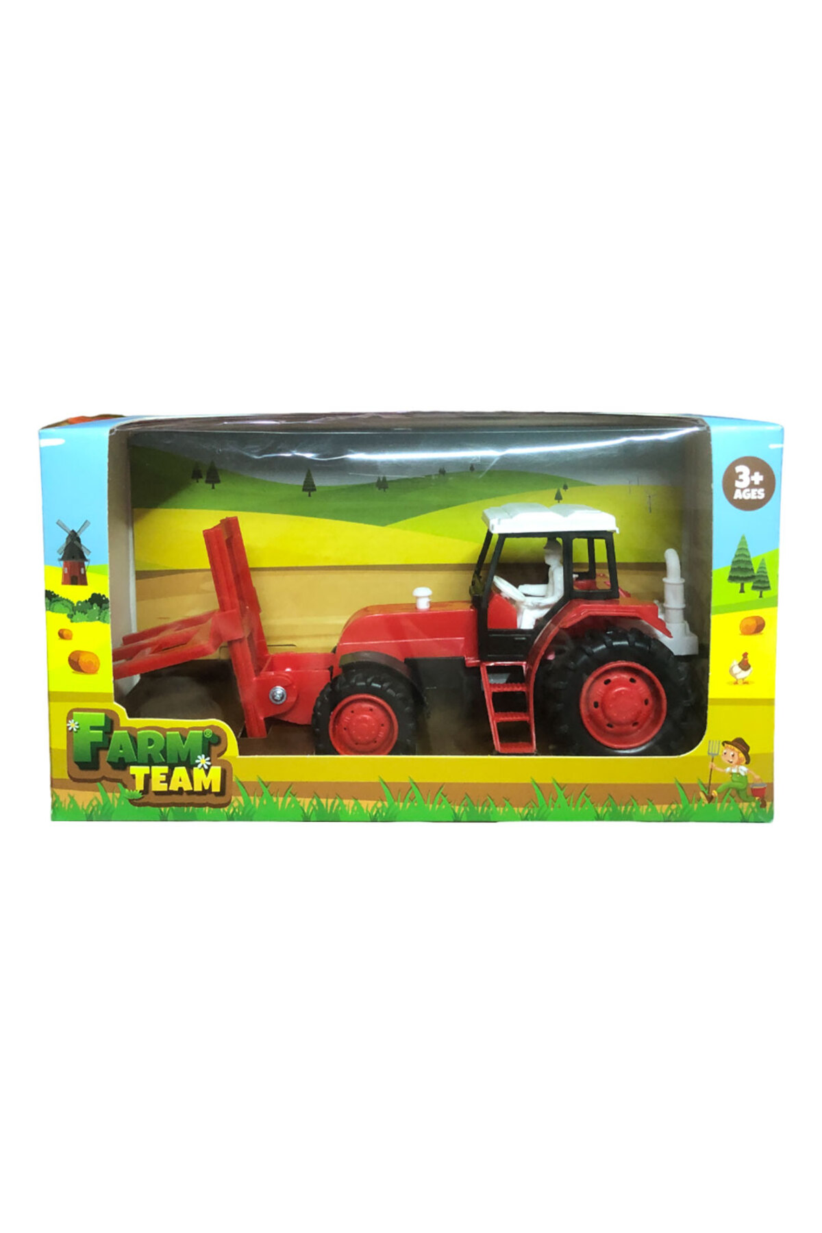 Oyuncak Store Yük Taşiyici Traktör Forklif - Çiftlik Araç Gereçleri