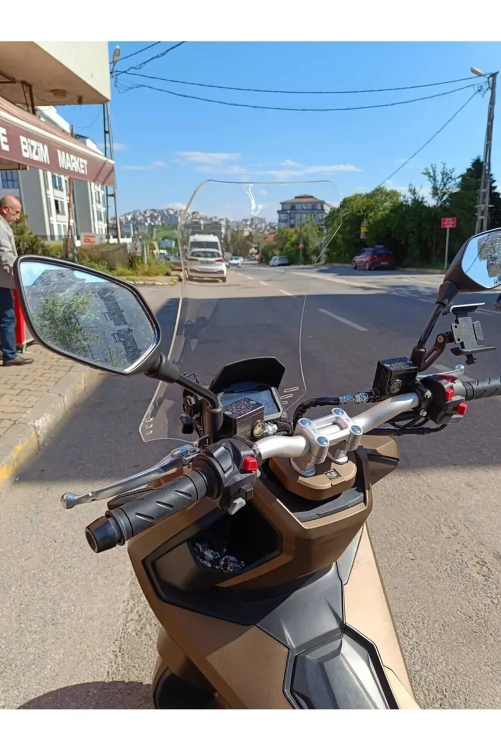 Yuki Adventure 150 Ön Cam 2023-2025 Model 75cm Şeffaf Renkli 4mm