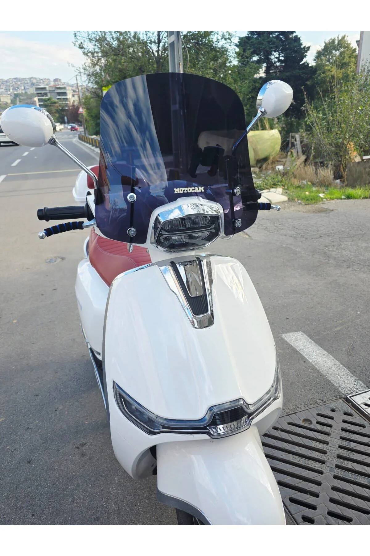 Yuki Mojito 50 Ön Cam 2022-2026 Model 39cm Siyah Renkli 4mm APARATSIZ