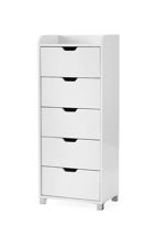 Yüksek 5 Çekmeceli Mutfak Ahşap Çok Amaçlı Kiler Dolabı