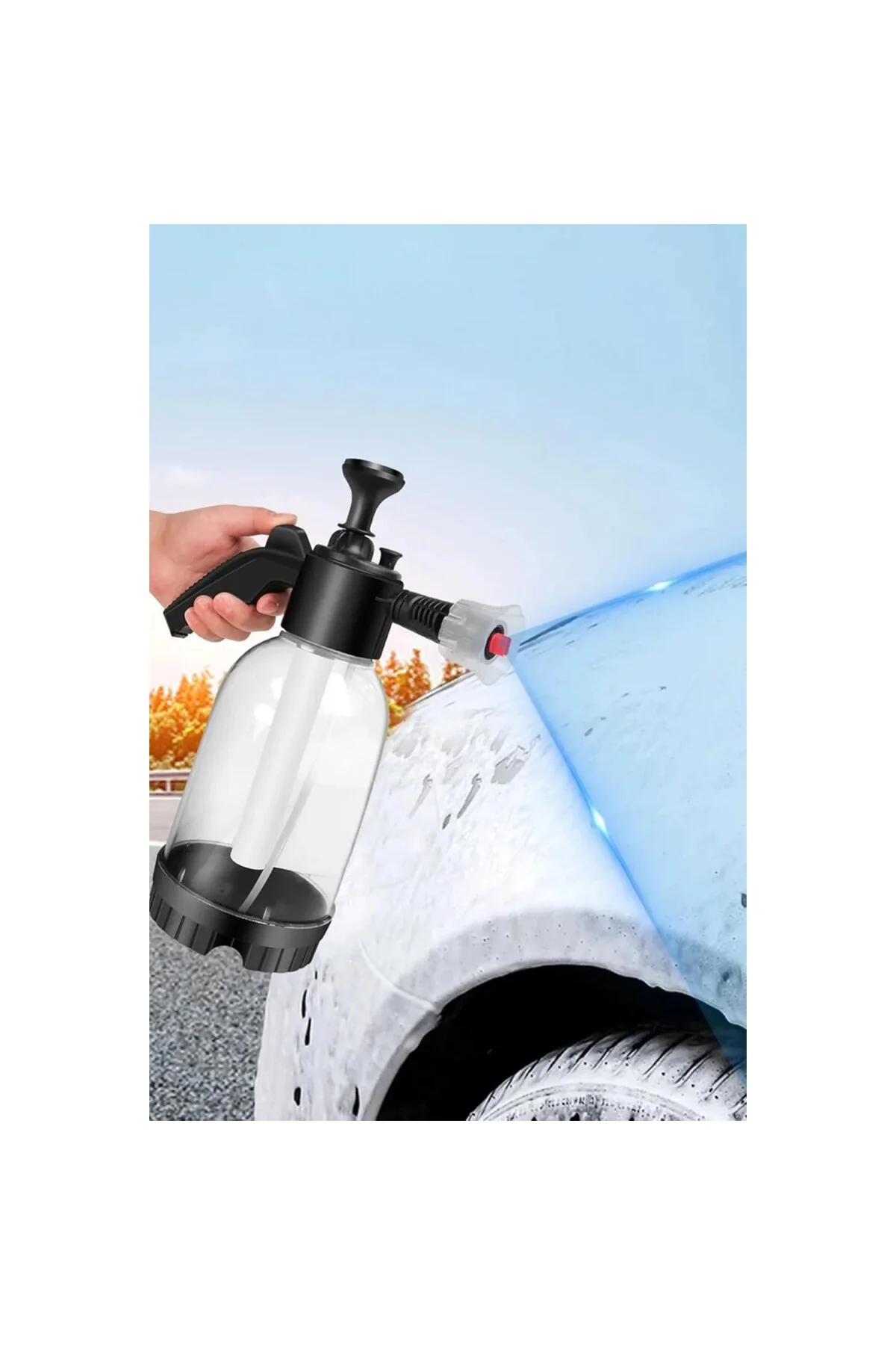 Yüksek Basınçlı 2 Başlıklı Su & Köpük Pompası 2 Litre Çok Amaçlı 